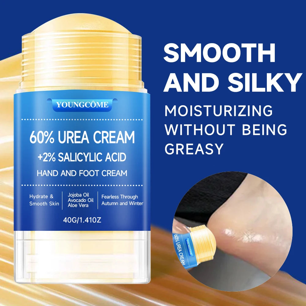 Crème Urée 60% Pieds & Mains – Acide Salicylique, Aloe Vera & Acide Hyaluronique