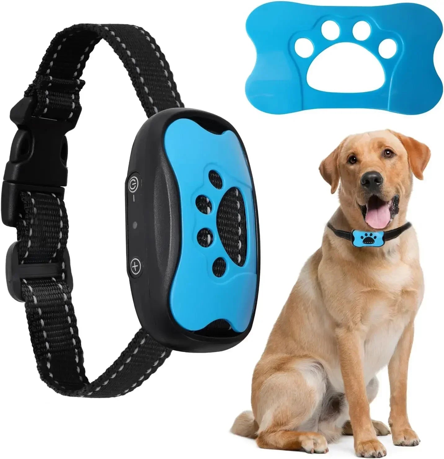 Collier Anti-Aboiement Ultrasonique — Rechargeable USB Sans Choc