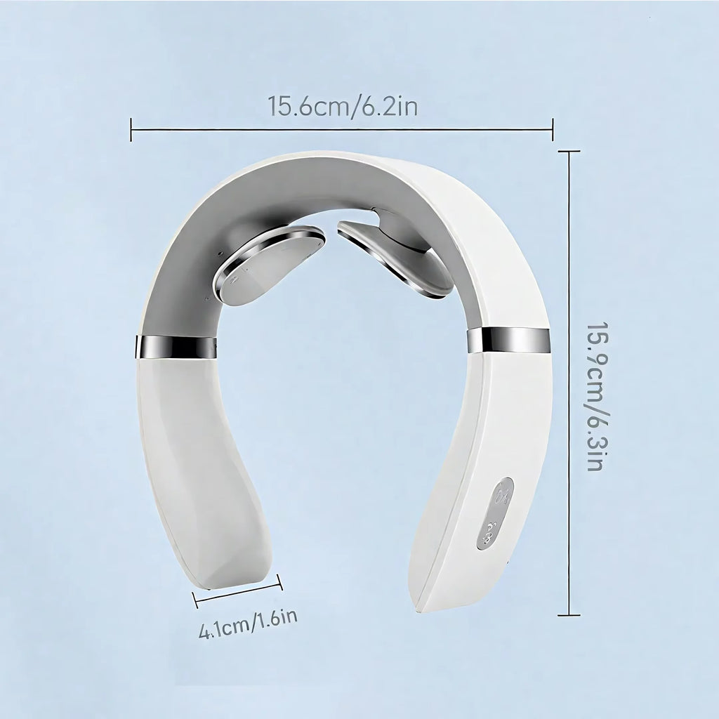 Masseur Cervical Mini Portable — Électrodes Douces 15 min