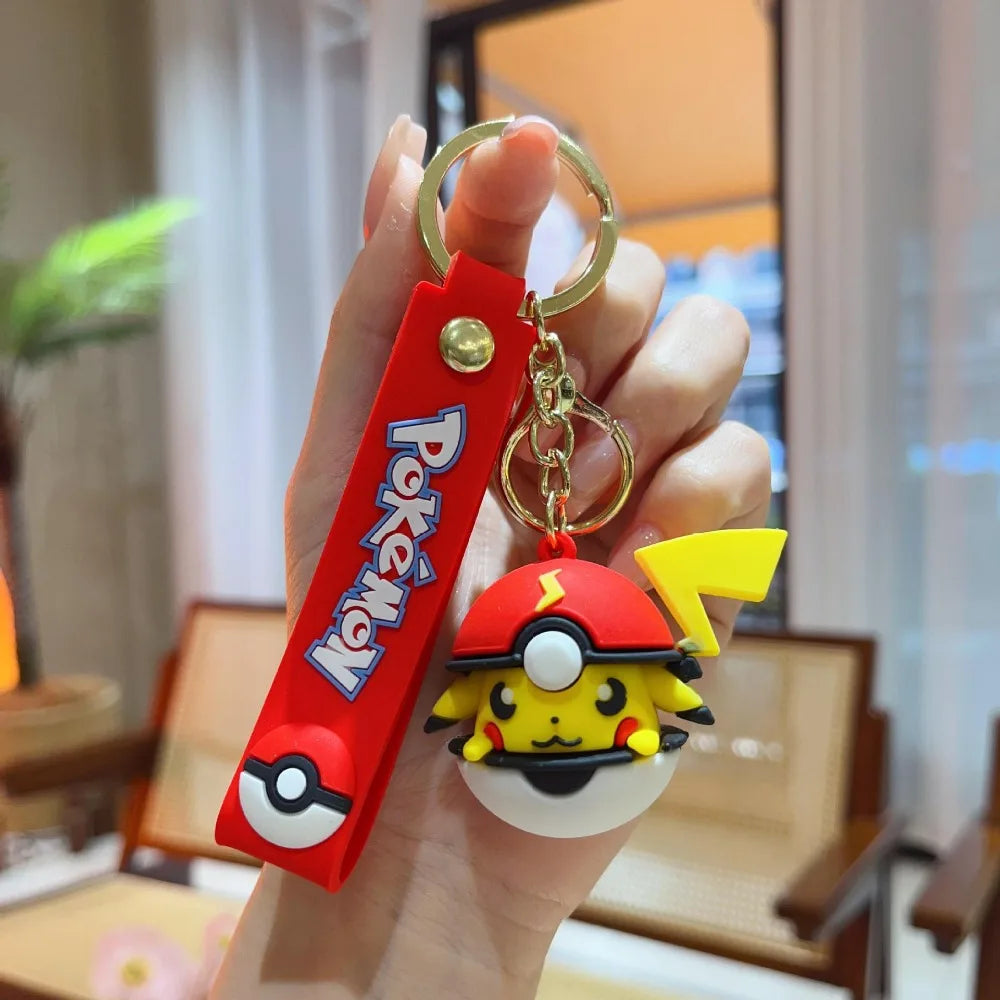 Pokémon Gift Idea - Pikachu Poké Ball keychain. A thoughtful gift for any Pokémon lover. Add charm to your keys or backpack!