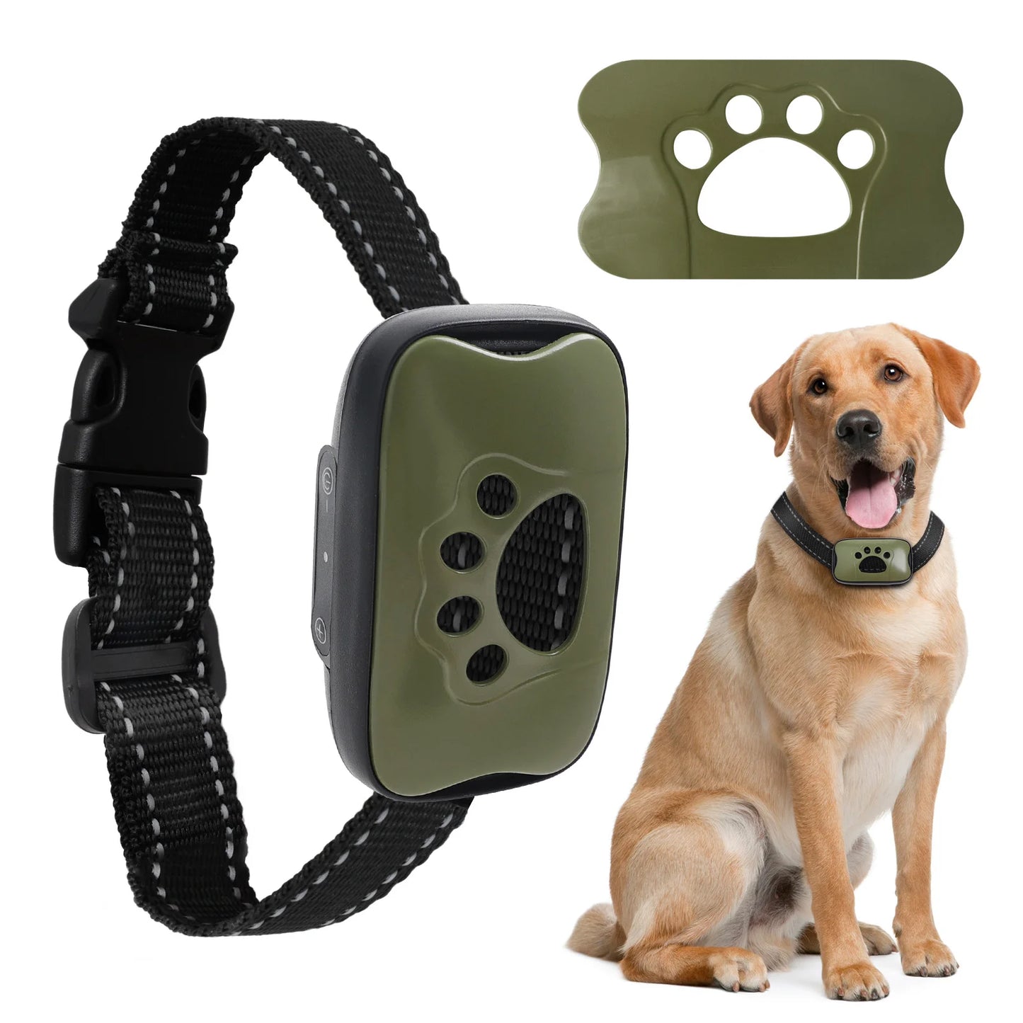 Collier Anti-Aboiement Ultrasonique — Rechargeable USB Sans Choc