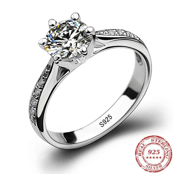 Solitärring Silber 925