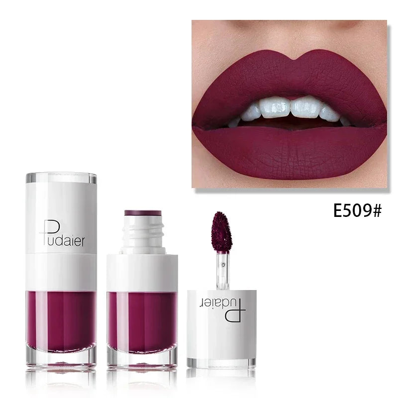 Red Lip Makeup Tattoo Long Lasting Lip Tint Matte Plumper Lip Gloss Liquid Matte Lipstick Waterproof Rouge